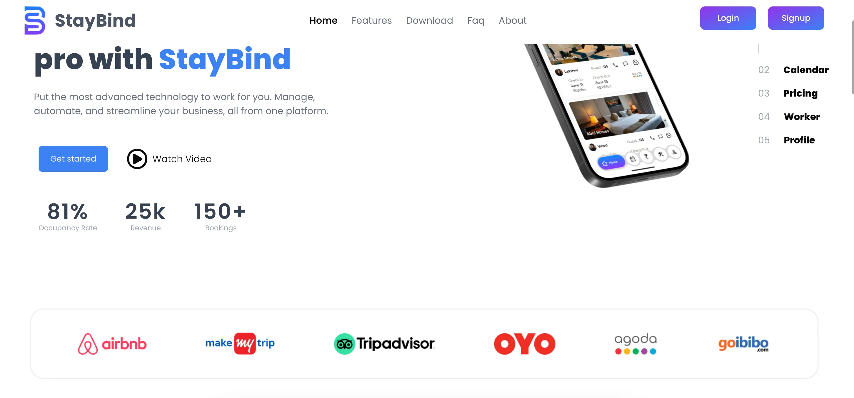 Property management aggregator — website, CRM, web & mobile apps, API integrations